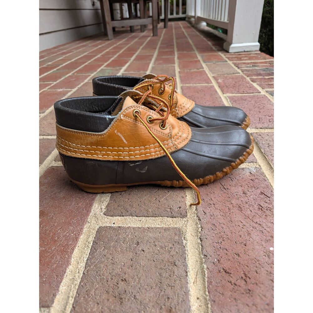 Vintage L.L. Bean Maine Hunting Shoe Gumshoe Duck Boots Made in USA Women's 8